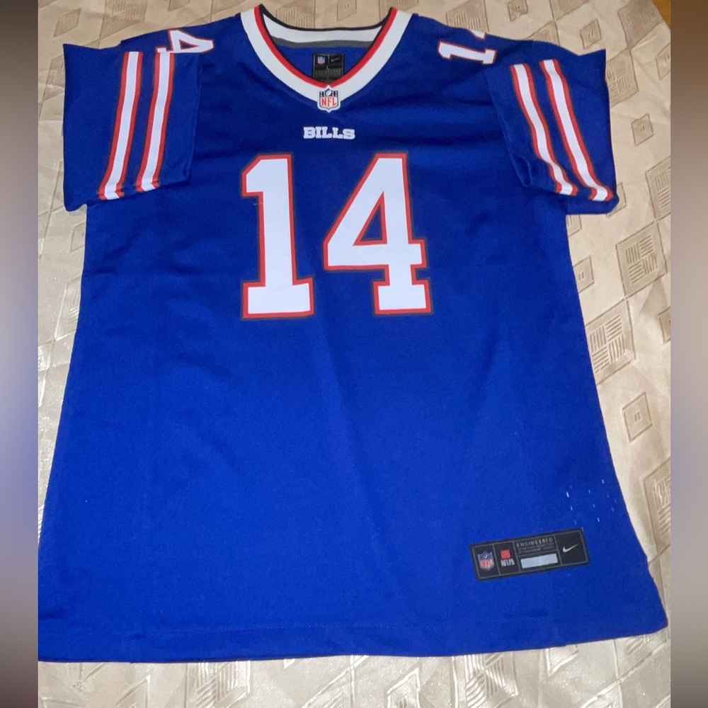 NFL Blue Jersey with Red and White Trim